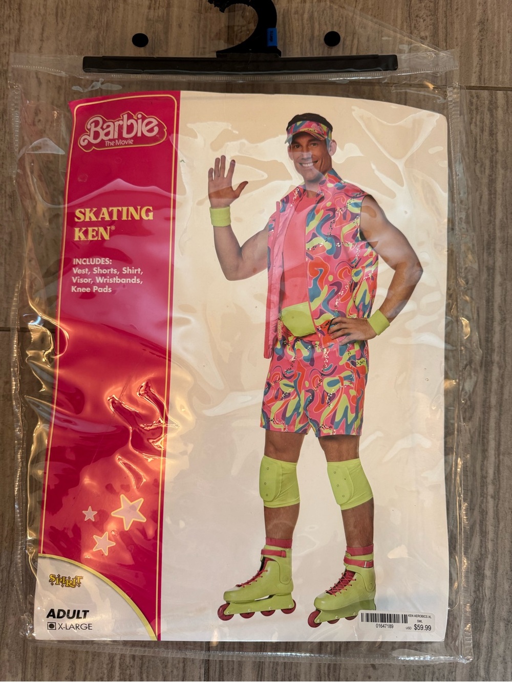 Men’s: Barbie Neon Pink & Lime Skating Ken Costume